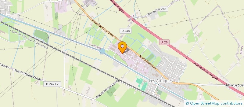 localisation de l'entreprise HOLDING JLB  LES ATTAQUES