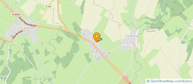 localisation de l'entreprise HOLDING JLP  CLIRON