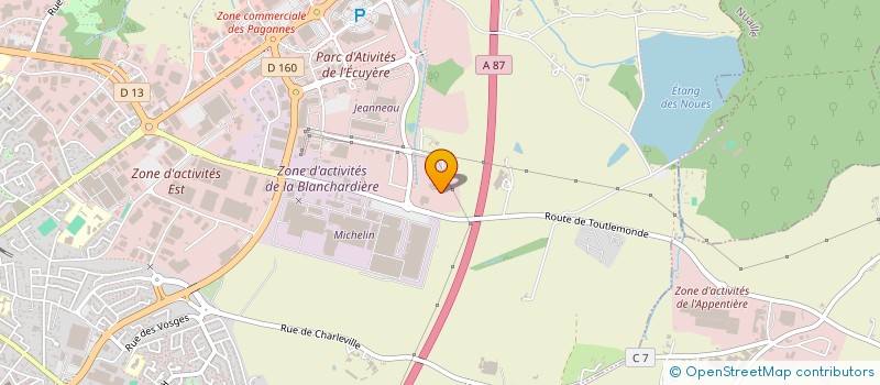 localisation de l'entreprise HOLDING JLR à CHOLET