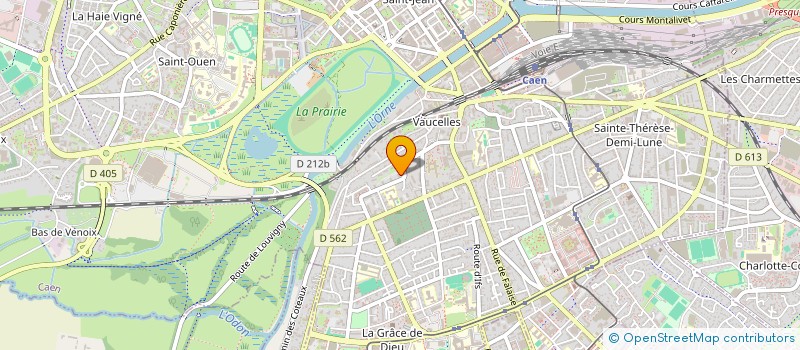 localisation de l'entreprise HOLDING JM à CAEN