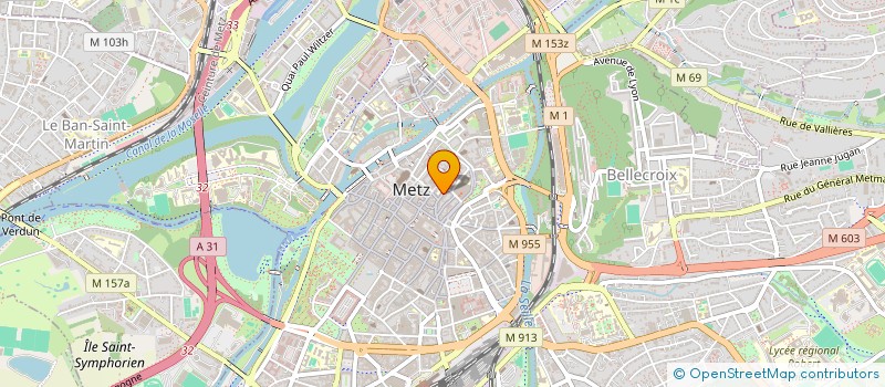 localisation de l'entreprise HOLDING JMC  METZ