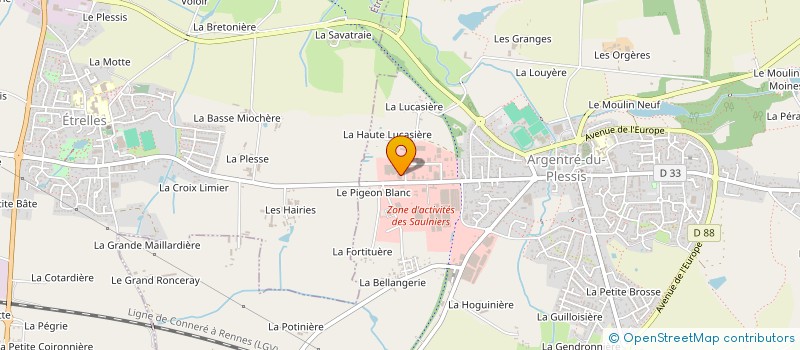 localisation de l'entreprise HOLDING JMLC à ARGENTRE-DU-PLESSIS