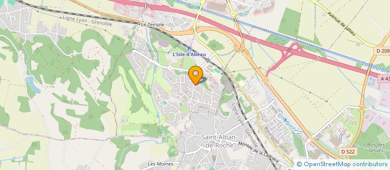 localisation de l'entreprise HOLDING JMLD à L'ISLE-D'ABEAU