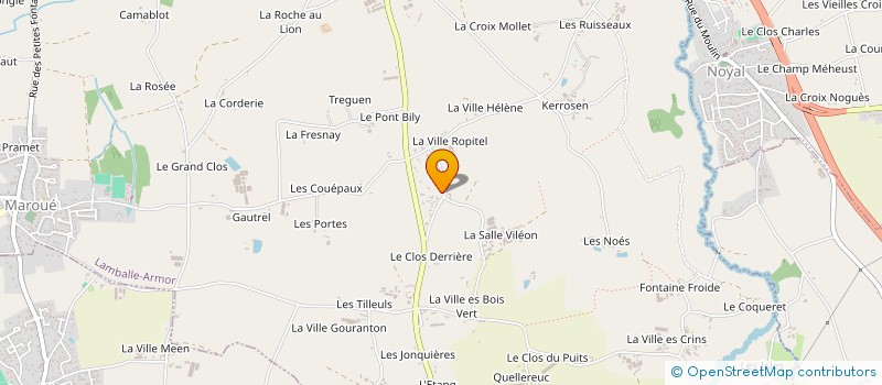 localisation de l'entreprise HOLDING JMSB  LAMBALLE-ARMOR