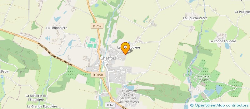 localisation de l'entreprise HOLDING JMY  CHEFFOIS