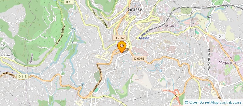 localisation de l'entreprise HOLDING JN à GRASSE