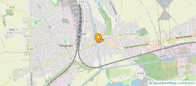 localisation de l'entreprise HOLDING JNLB à TERGNIER