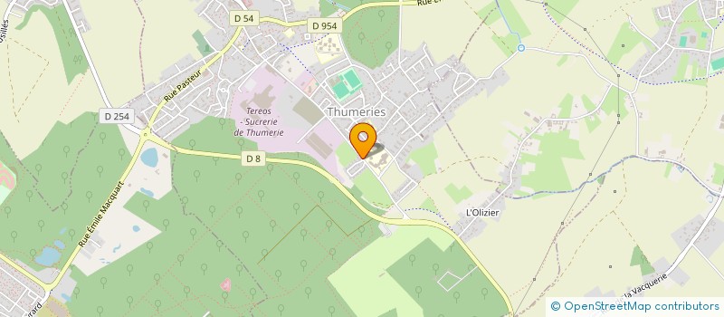 localisation de l'entreprise HOLDING JOFFREY à THUMERIES