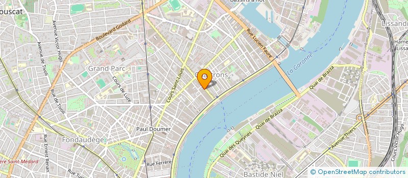 localisation de l'entreprise HOLDING JOHNSTON à BORDEAUX