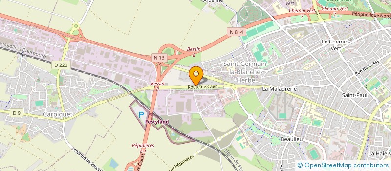 localisation de l'entreprise HOLDING JOLE à CAEN