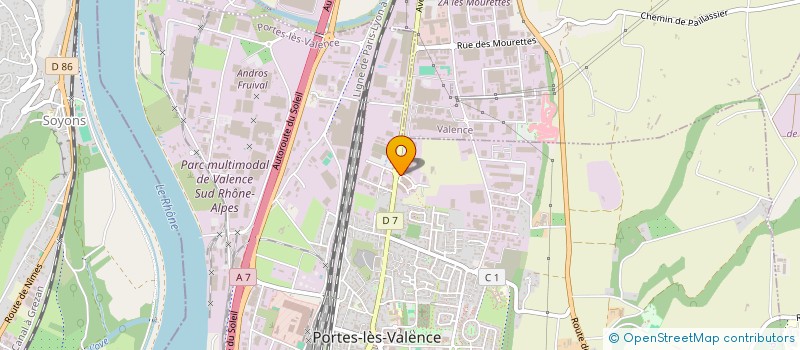 localisation de l'entreprise HOLDING JOLIA  CREST