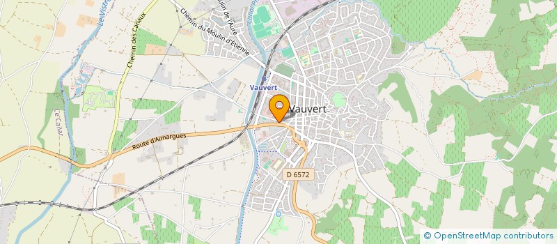 localisation de l'entreprise HOLDING JORDAN  VAUVERT