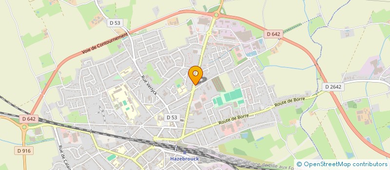 localisation de l'entreprise HOLDING JORDAN DELIESSCHE  HAZEBROUCK