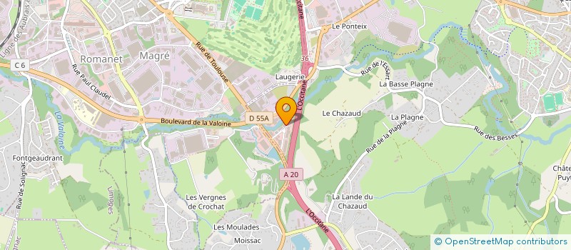 localisation de l'entreprise HOLDING JOUAVILLE à FEYTIAT