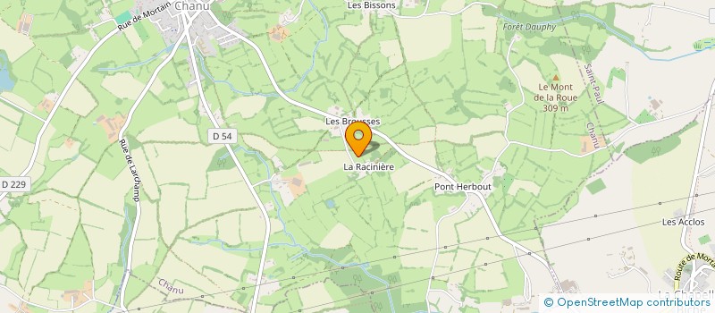 localisation de l'entreprise HOLDING JOURDAN à CHANU