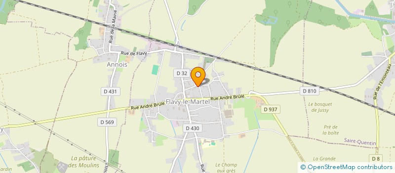 localisation de l'entreprise HOLDING JOUVENCE à FLAVY-LE-MARTEL