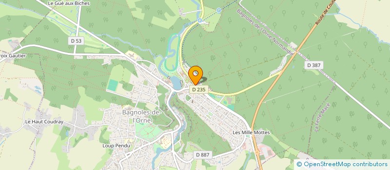 localisation de l'entreprise HOLDING JOUVENCEL à BAGNOLES-DE-L'ORNE-NORMANDIE