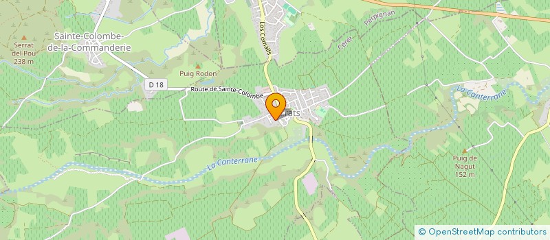 localisation de l'entreprise HOLDING JOVER  TERRATS