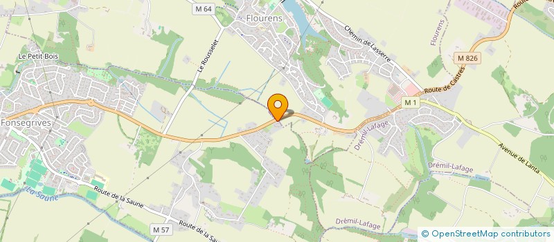 localisation de l'entreprise HOLDING JP  QUINT-FONSEGRIVES