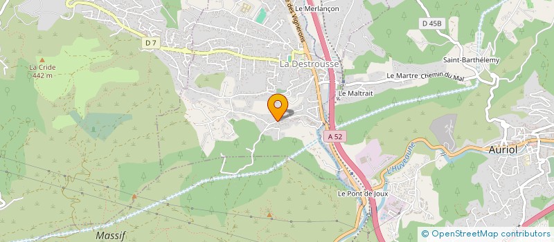 localisation de l'entreprise HOLDING JP  LA DESTROUSSE