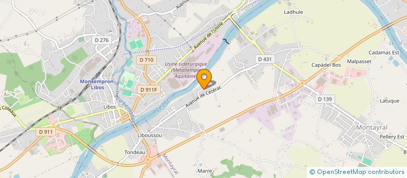 localisation de l'entreprise HOLDING JPC  MONTAYRAL