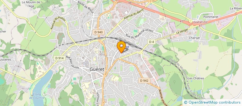 localisation de l'entreprise HOLDING JPC SAVIDAN à GUERET