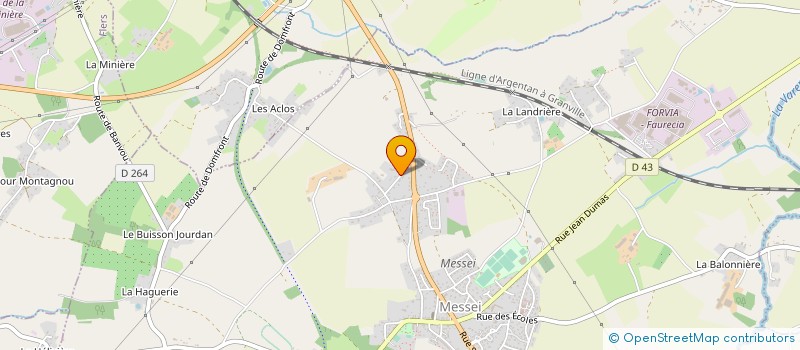 localisation de l'entreprise HOLDING JPG à MESSEI