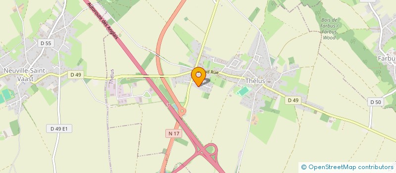 localisation de l'entreprise HOLDING JPJ FLORIDO  THELUS