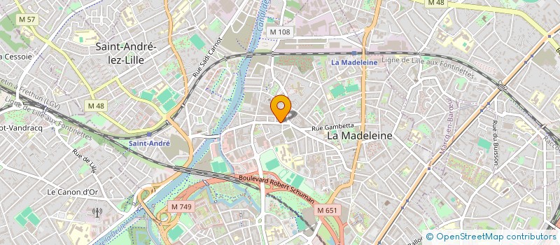 localisation de l'entreprise HOLDING JPP à LA MADELEINE