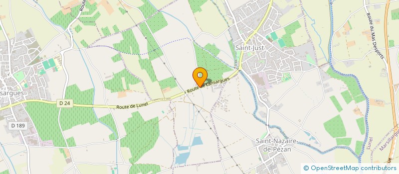 localisation de l'entreprise HOLDING JPS  SAINT-JUST