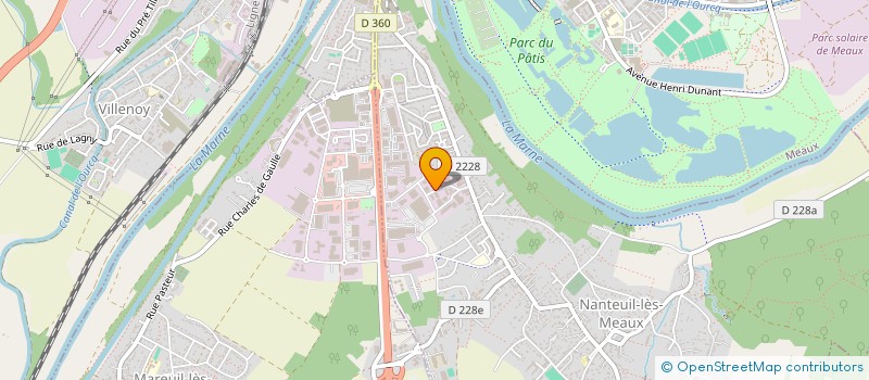 localisation de l'entreprise HOLDING JR à NANTEUIL-LES-MEAUX