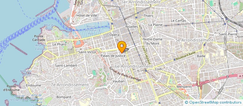localisation de l'entreprise HOLDING JRAS FINANCES à MARSEILLE