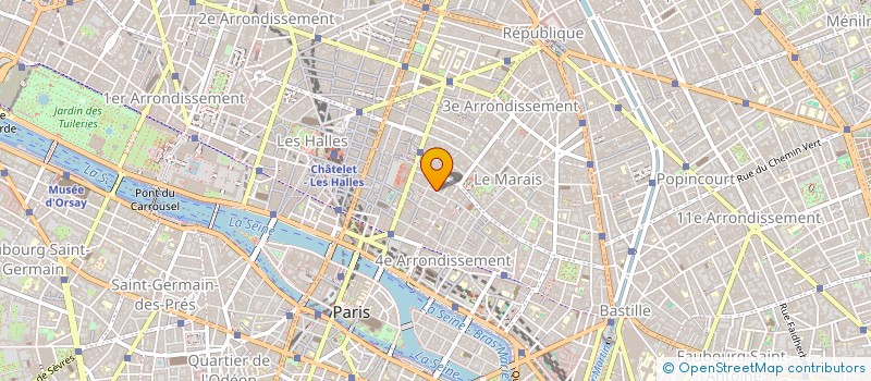 localisation de l'entreprise HOLDING JS  PARIS