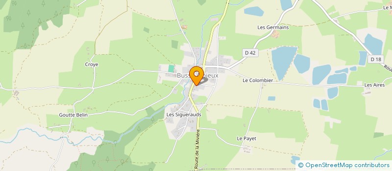 localisation de l'entreprise HOLDING JULIEN ESSERTEL  BUSSY-ALBIEUX