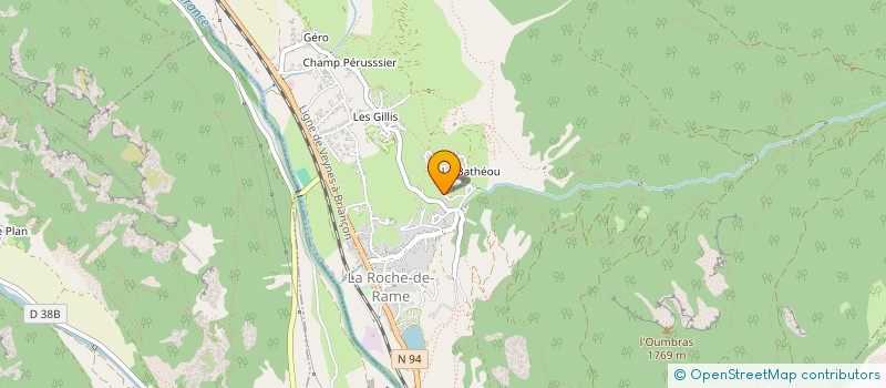 localisation de l'entreprise HOLDING JULLIEN  LA ROCHE-DE-RAME