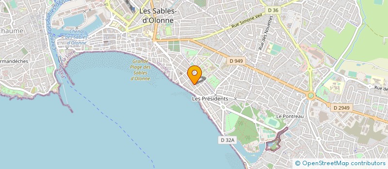 localisation de l'entreprise HOLDING JULOCLEM à LES SABLES D'OLONNE
