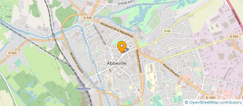 localisation de l'entreprise HOLDING JUNI à ABBEVILLE