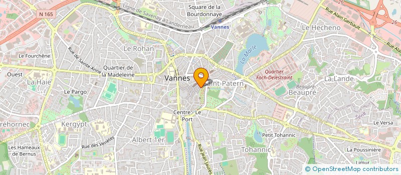 localisation de l'entreprise HOLDING JUNIOR à VANNES