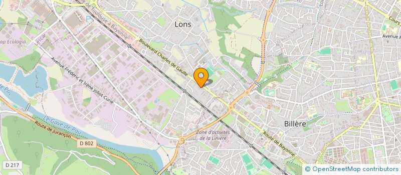 localisation de l'entreprise HOLDING JUNQUA  LONS