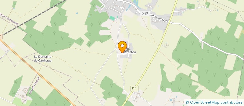 localisation de l'entreprise HOLDING JUSTINE HERNANDEZ  SAVIGNY-LEVESCAULT