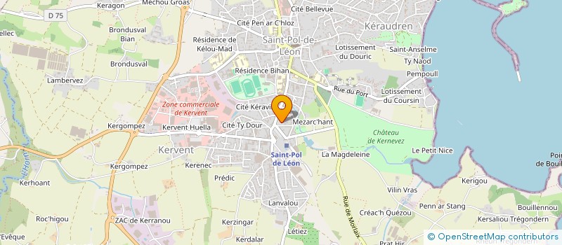 localisation de l'entreprise HOLDING K  SAINT-POL-DE-LEON