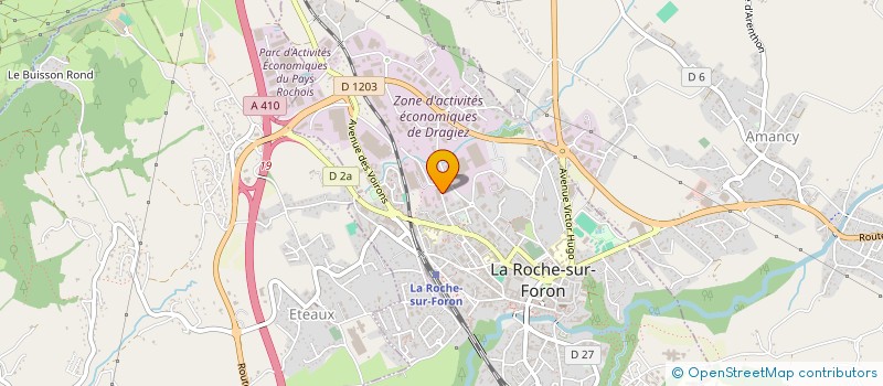 localisation de l'entreprise HOLDING K à LA ROCHE-SUR-FORON