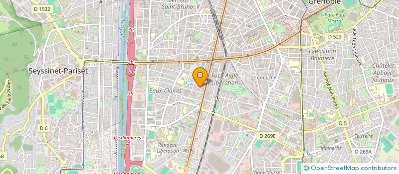 localisation de l'entreprise HOLDING K BAIE à GRENOBLE