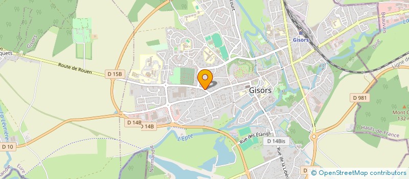 localisation de l'entreprise HOLDING K2L  GISORS