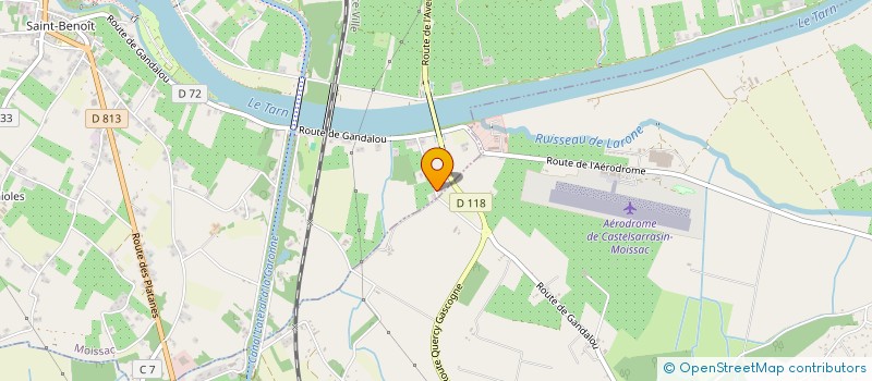 localisation de l'entreprise HOLDING KASS 1  MOISSAC