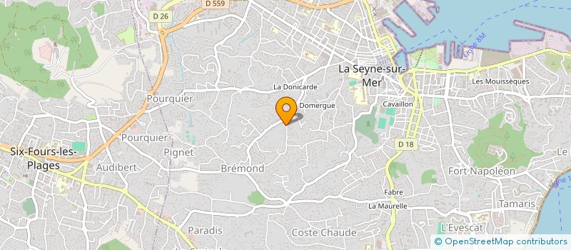 localisation de l'entreprise HOLDING KAVALI à LA SEYNE-SUR-MER