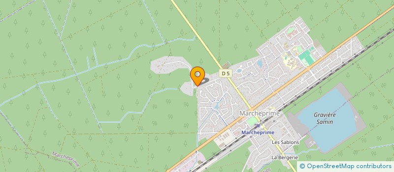 localisation de l'entreprise HOLDING KBHD  MARCHEPRIME