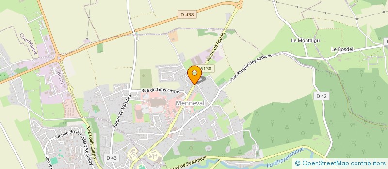 localisation de l'entreprise HOLDING KC à MENNEVAL