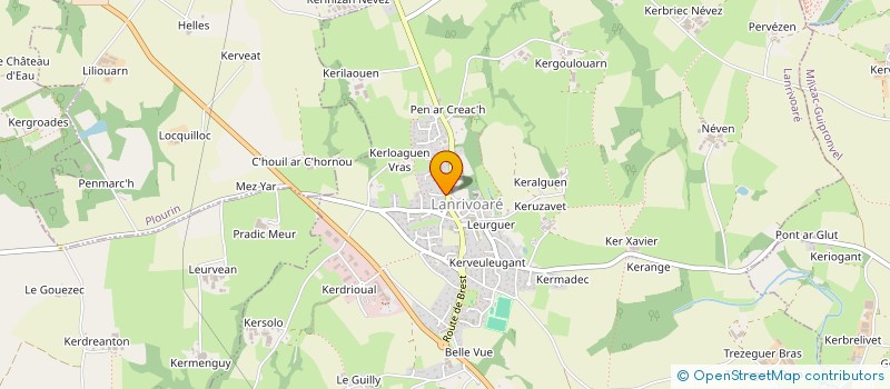 localisation de l'entreprise HOLDING KERAMOIGN  LANRIVOARE