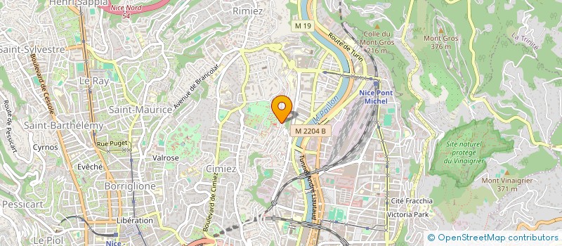 localisation de l'entreprise HOLDING KG  NICE